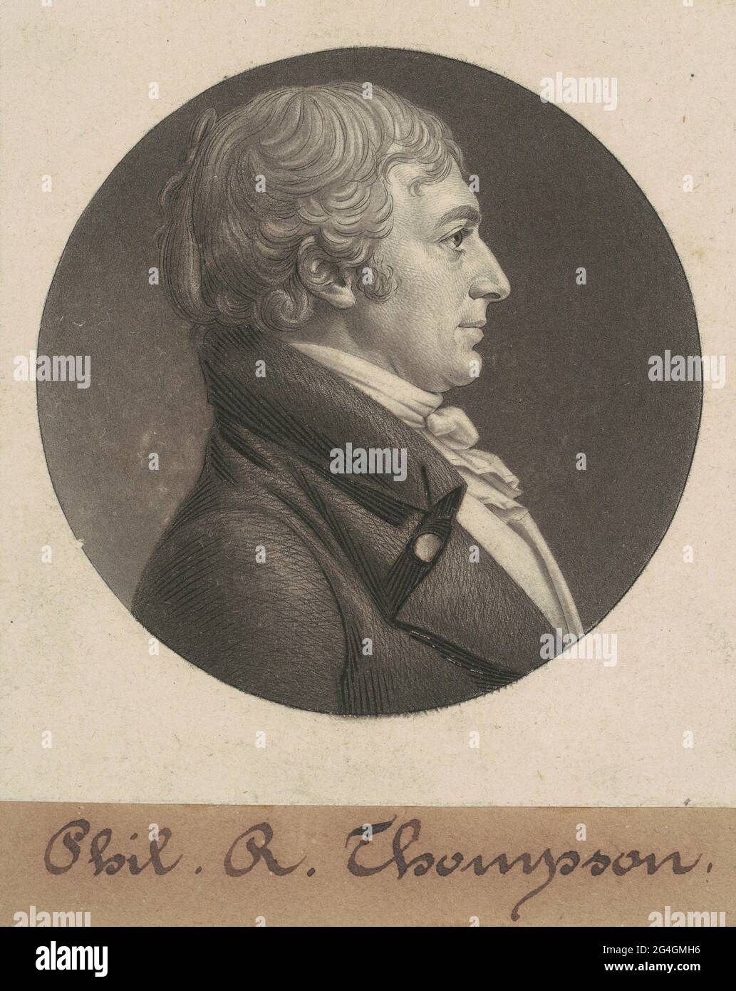 Philip Rootes Thompson, 1806. Stock Photo