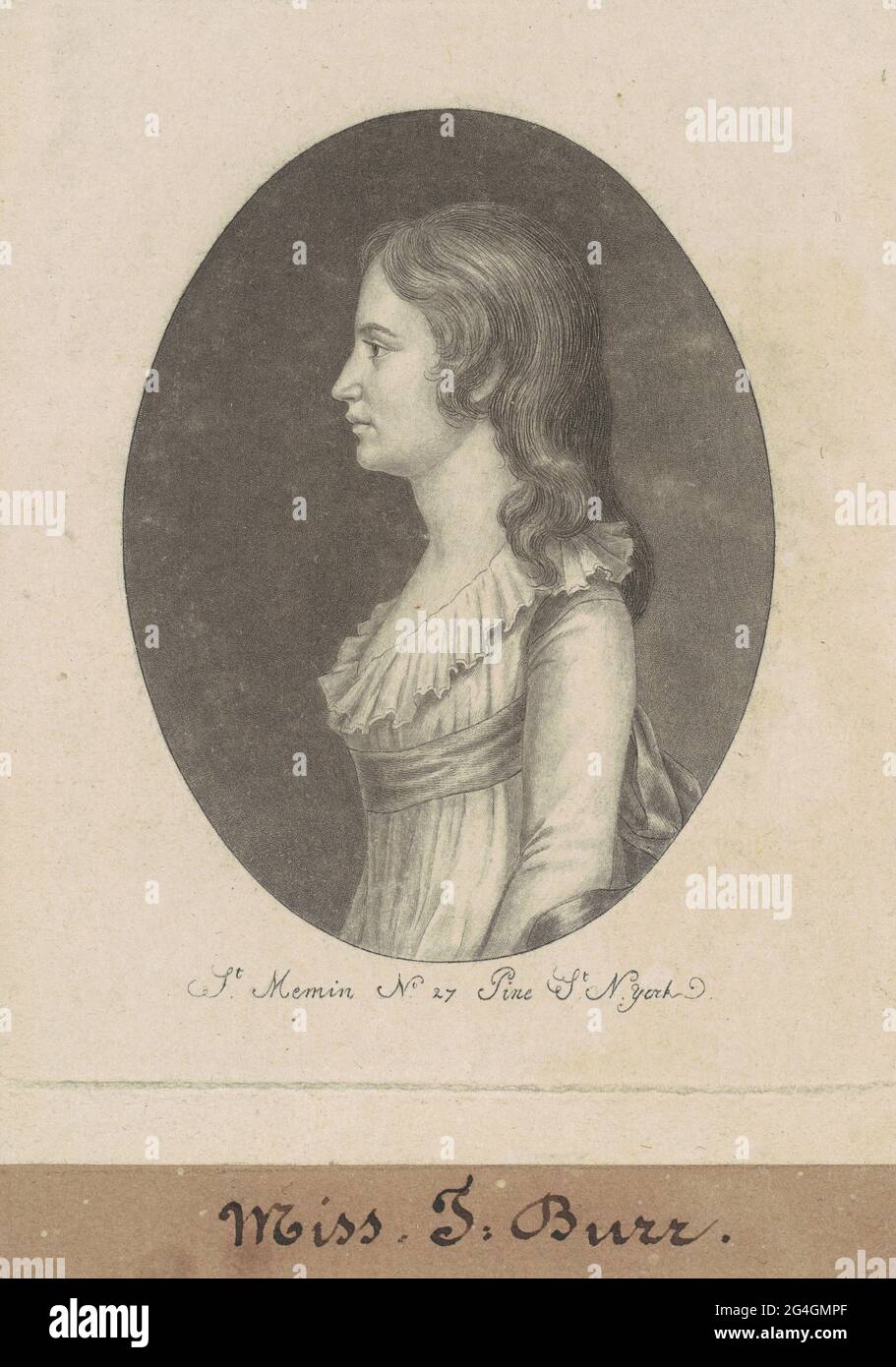 Theodosia Burr, 1797 Stock Photo - Alamy