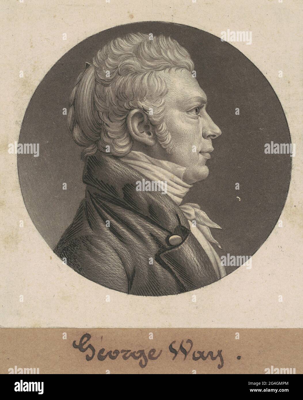 George Way, 1807. Stock Photo