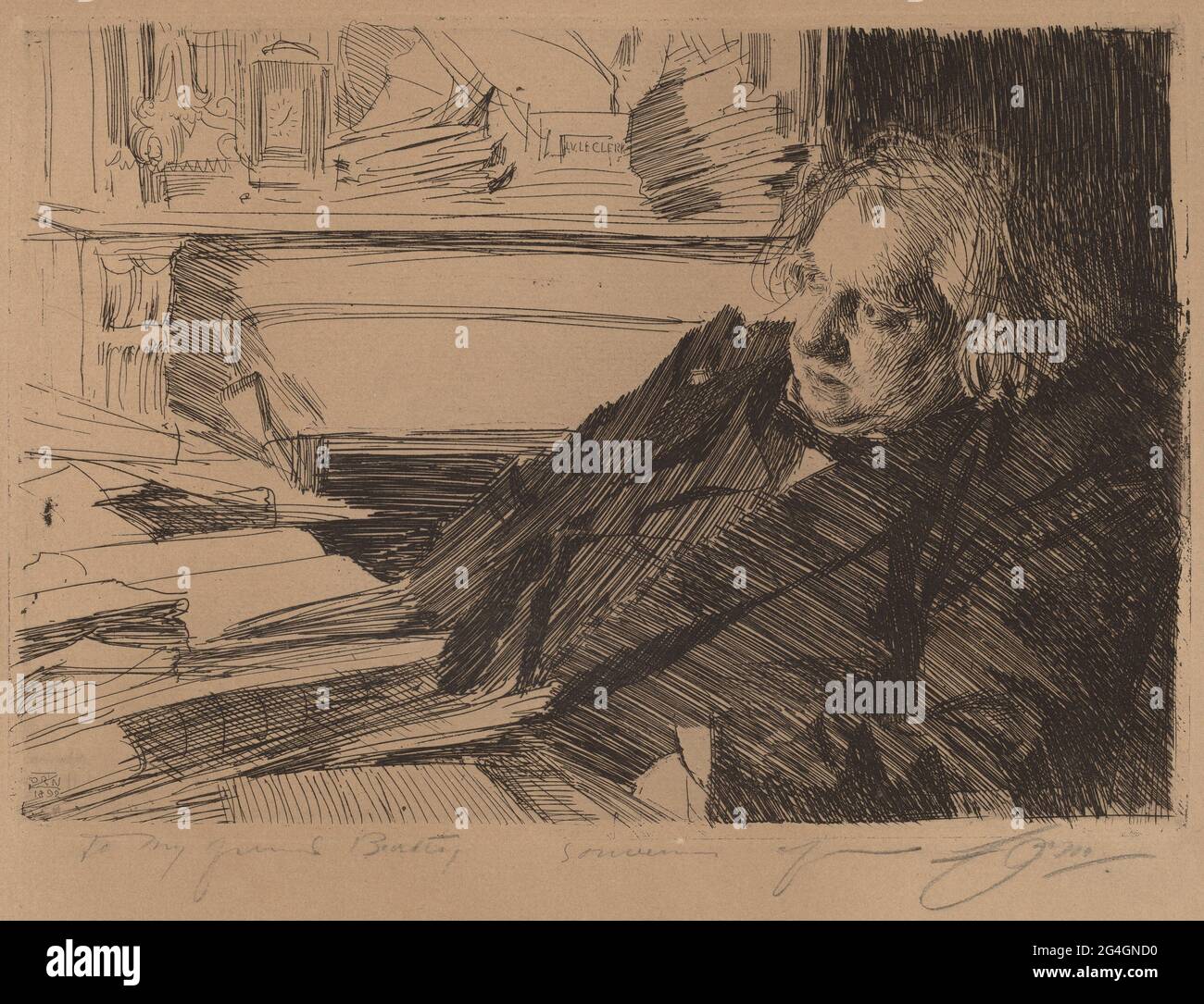 Ernest Renan, 1892 Stock Photo - Alamy