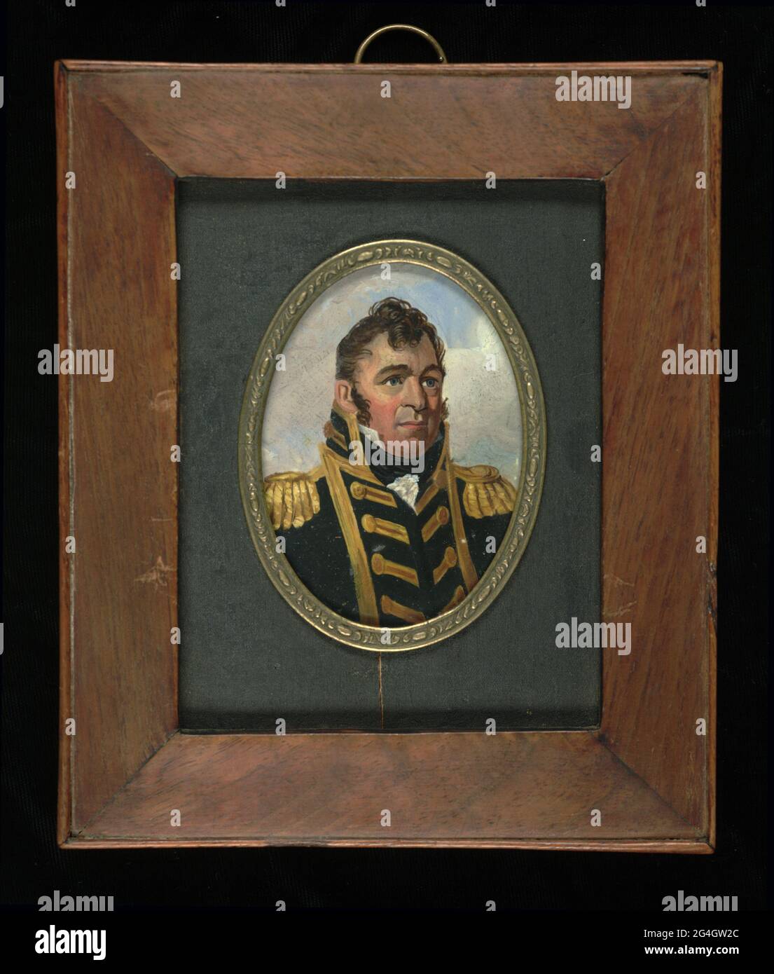 Commodore Isaac Chauncey, ca. 1814. Stock Photo