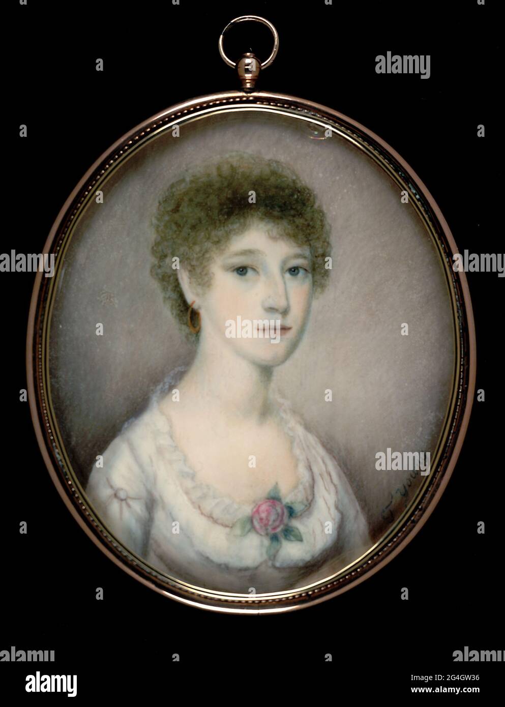 Mary Thayer Holden, Ca. 1805 Stock Photo - Alamy