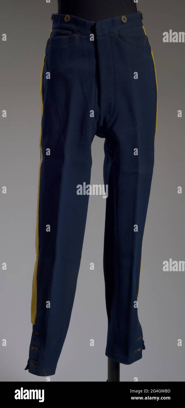https://c8.alamy.com/comp/2G4GWBD/a-pair-of-navy-blue-wool-riding-pantaloons-worn-by-john-hanks-alexander-of-the-9th-us-cavalry-the-tapered-pants-are-made-from-a-dark-navy-wool-gabardine-that-has-been-fulled-on-the-reverse-to-create-a-soft-self-lining-2G4GWBD.jpg