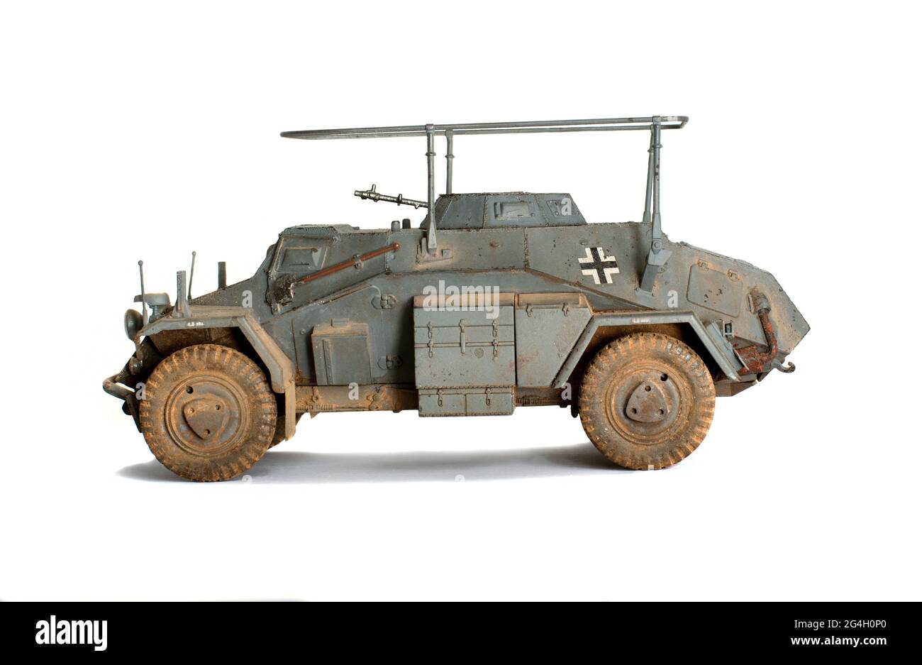 scale model of old vehicle Stock Photo