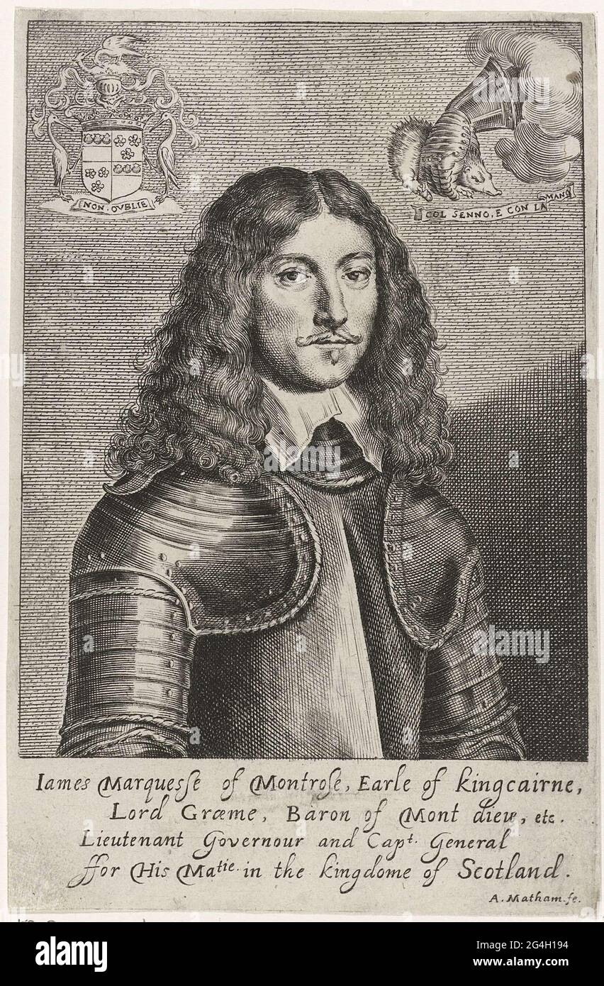 . Portrait of James Graham, first Marquis of Montrose and Count of