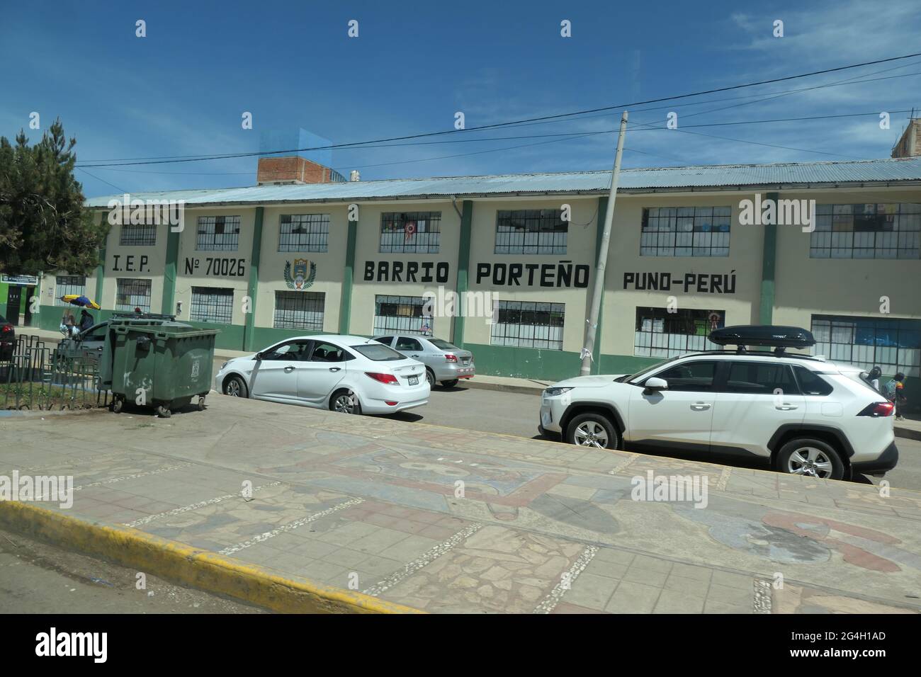 Cars in Cuzco Peru Stock Photo Alamy