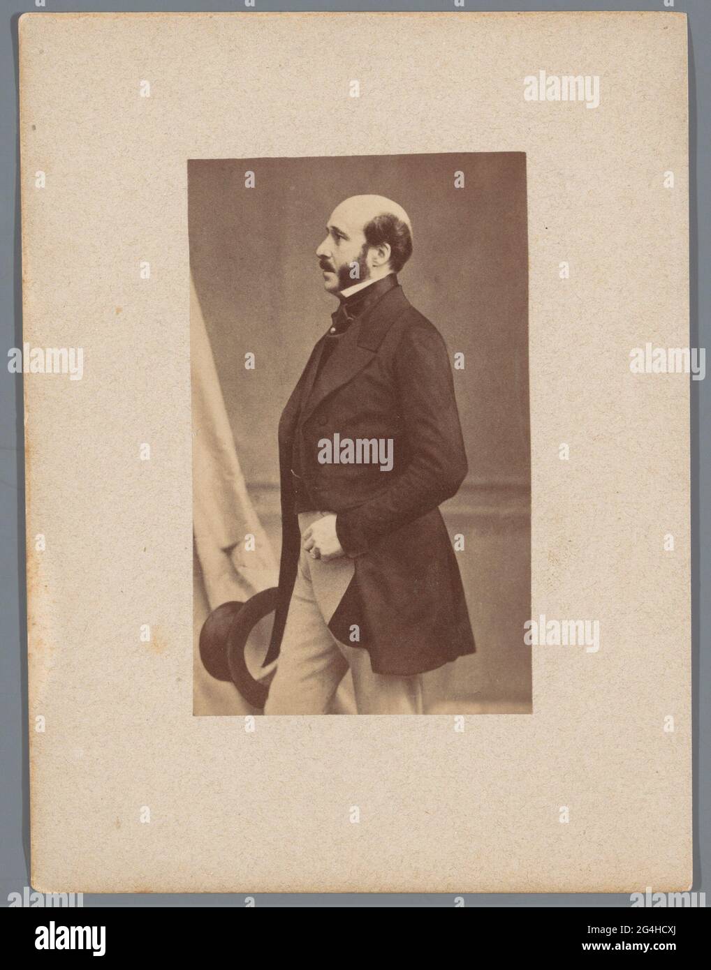 Portret van Charles Auguste Louis Joseph, Duke de Morny. . Stock Photo