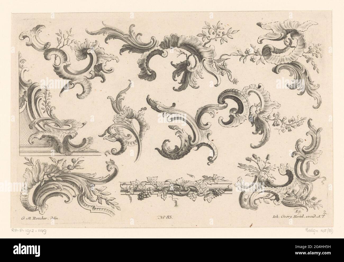 デザイン画　ornamental cartouches デザイン画 ornamental cartouchesの通販 by boku's mall shop