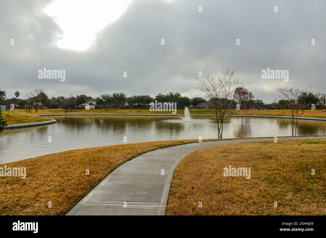 Early morning neighborhood walks after the rain. A suburban