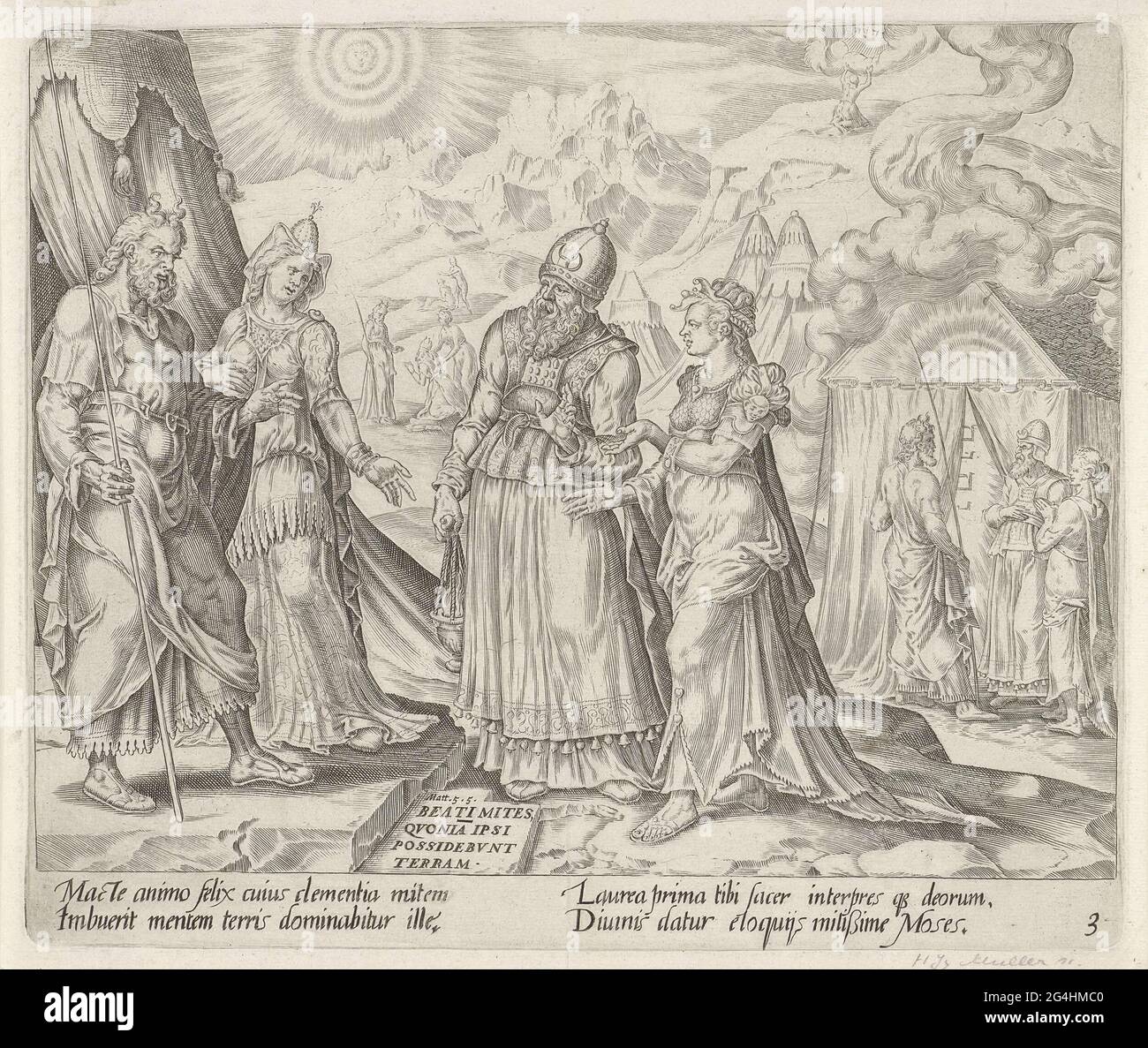 . Aaron and Mirjam stand for Moses and his Nubian woman and disputed ...