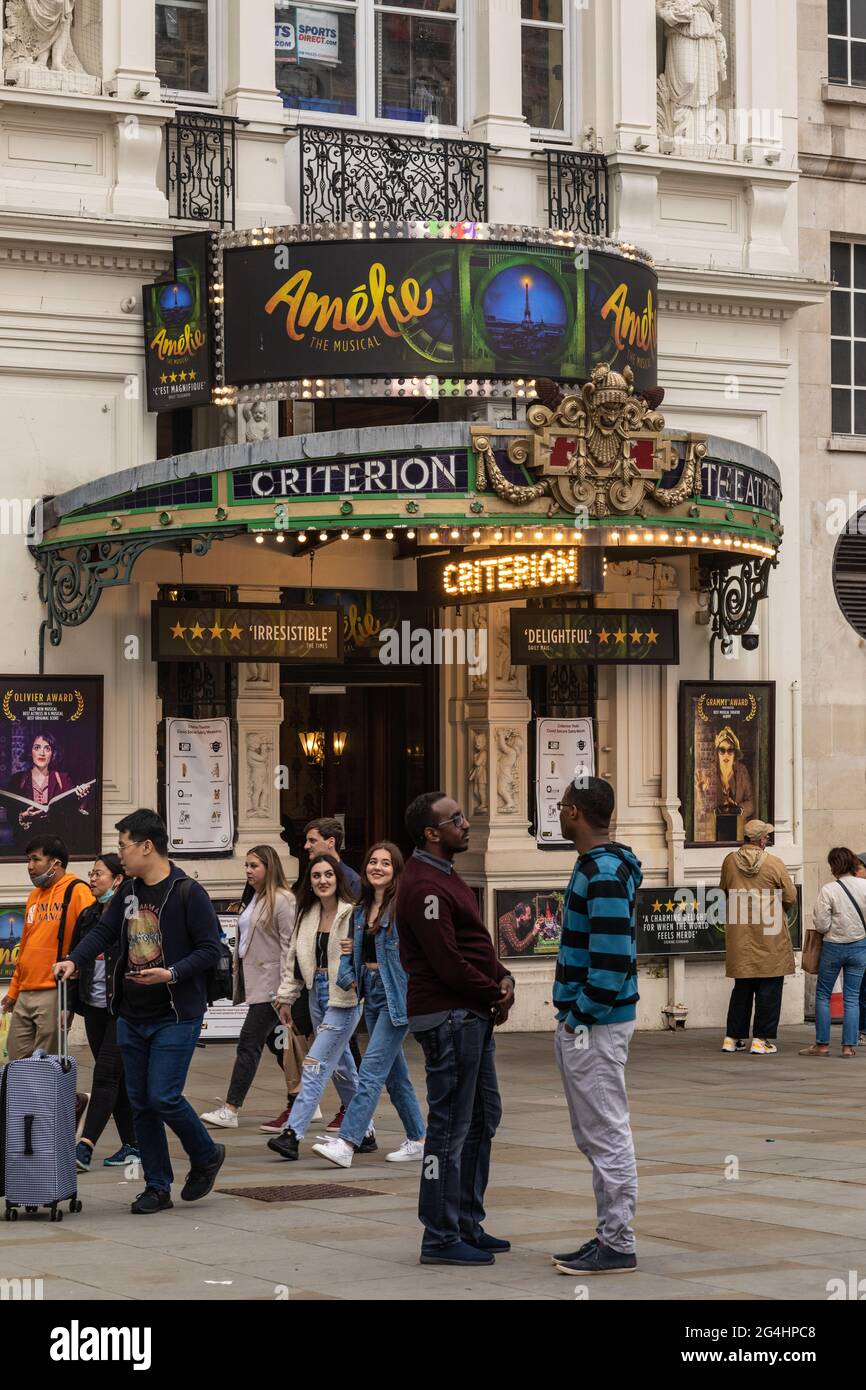 London Leicester Square and West End Stock Photo Alamy
