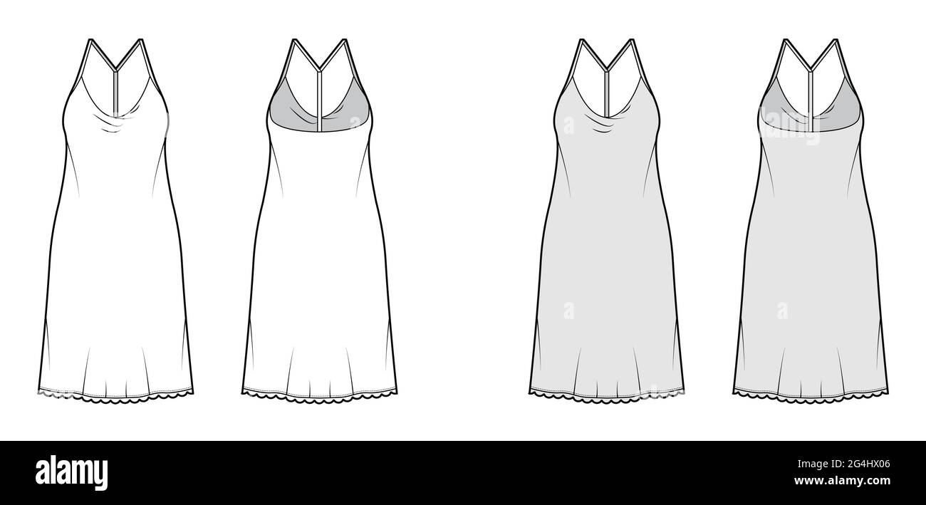 A simple Slip Dress tunic
