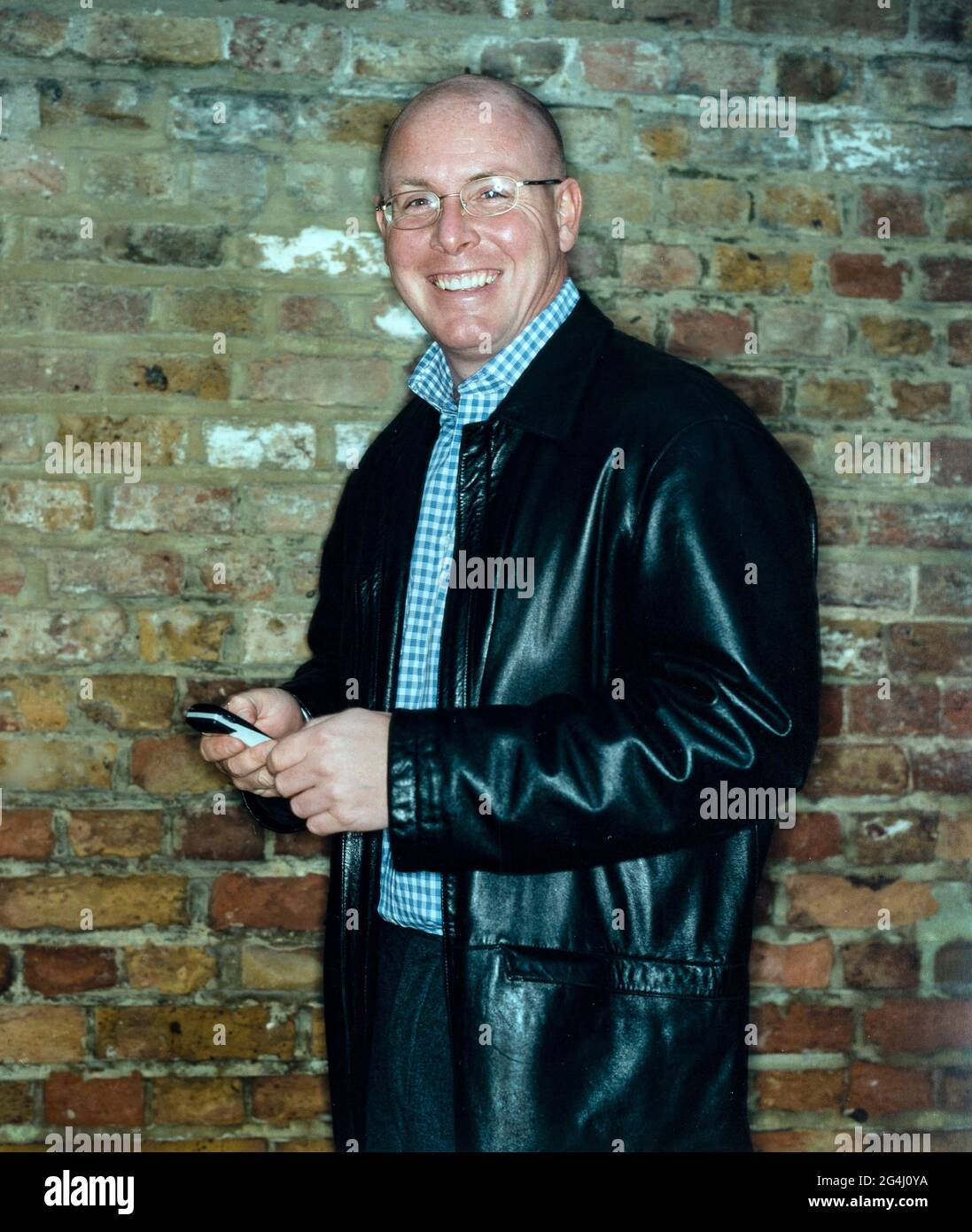 Nick Leeson is an English former derivatives trader notorious for bankrupting Barings Bank.The week Leeson was released from prison 1999 in London . Stock Photo