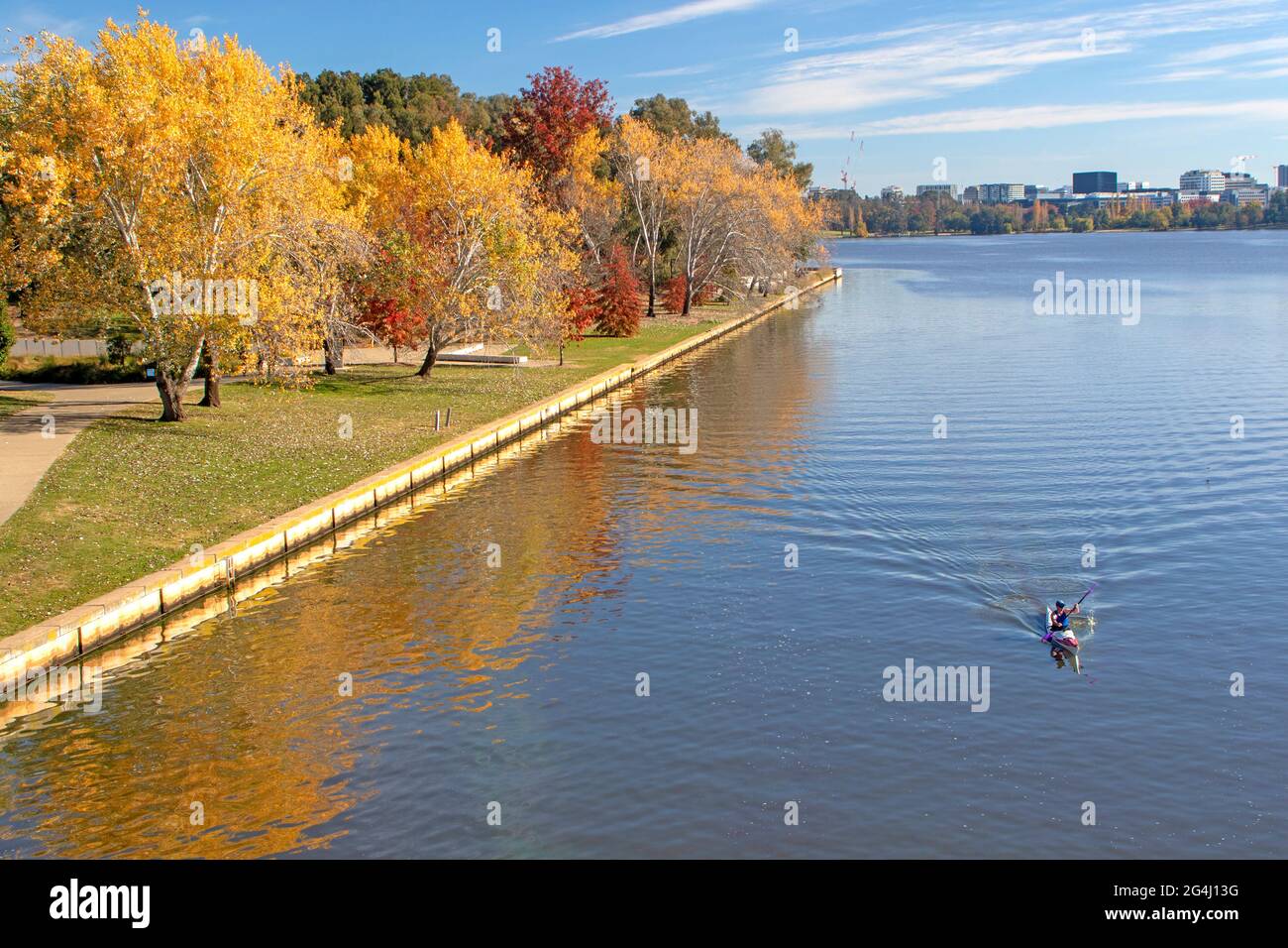 Lake Burley Griffin, Canberra Stock Photo