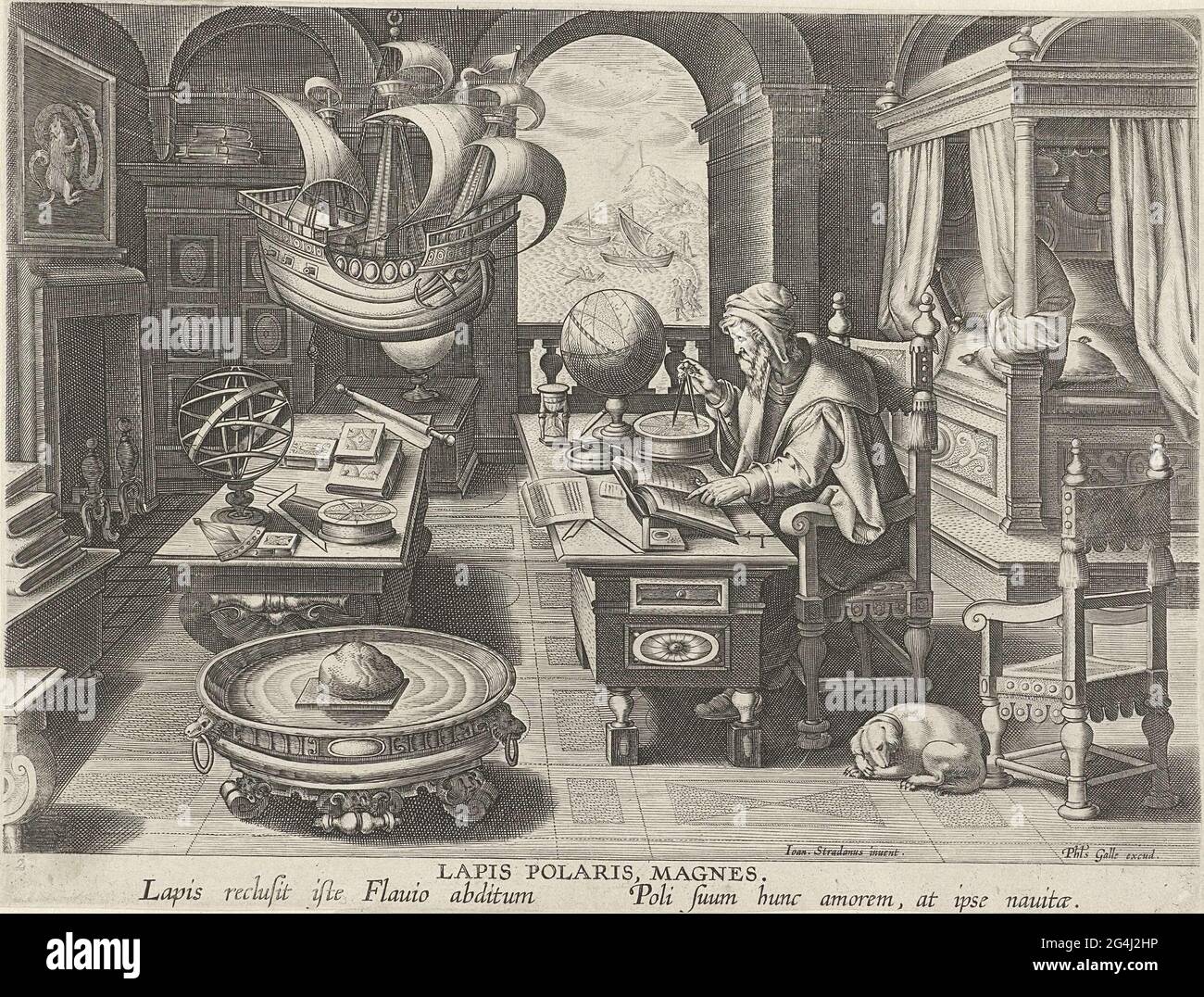 Inventor of the compass hi-res stock photography and images - Alamy