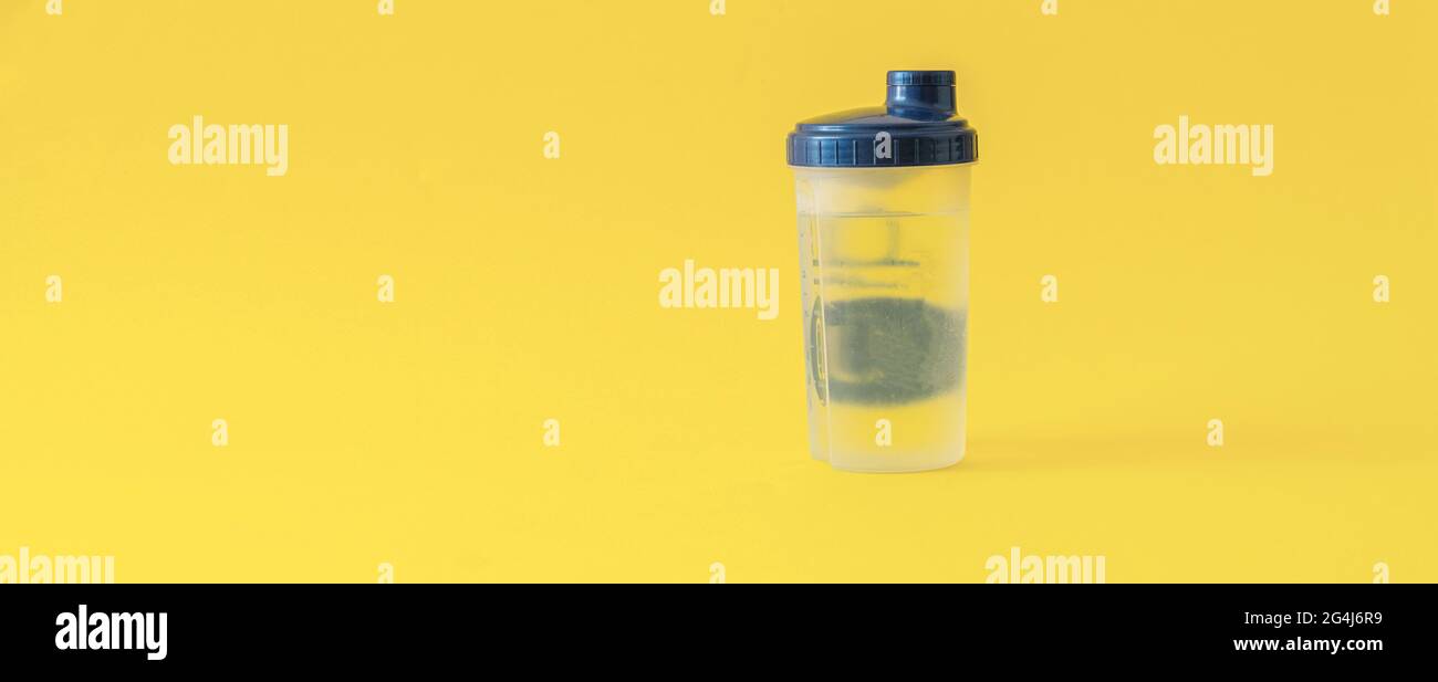 the plastic sport shaker bottle isolated, sport nutritions for athlete