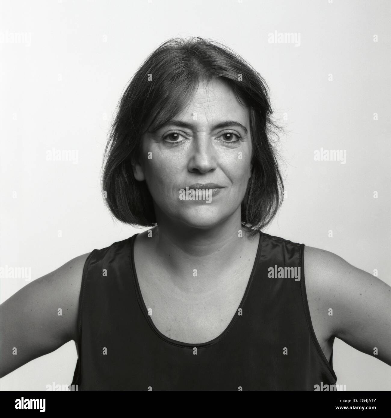 Portrait of Marcela Serrano , Chilean Witer Stock Photo