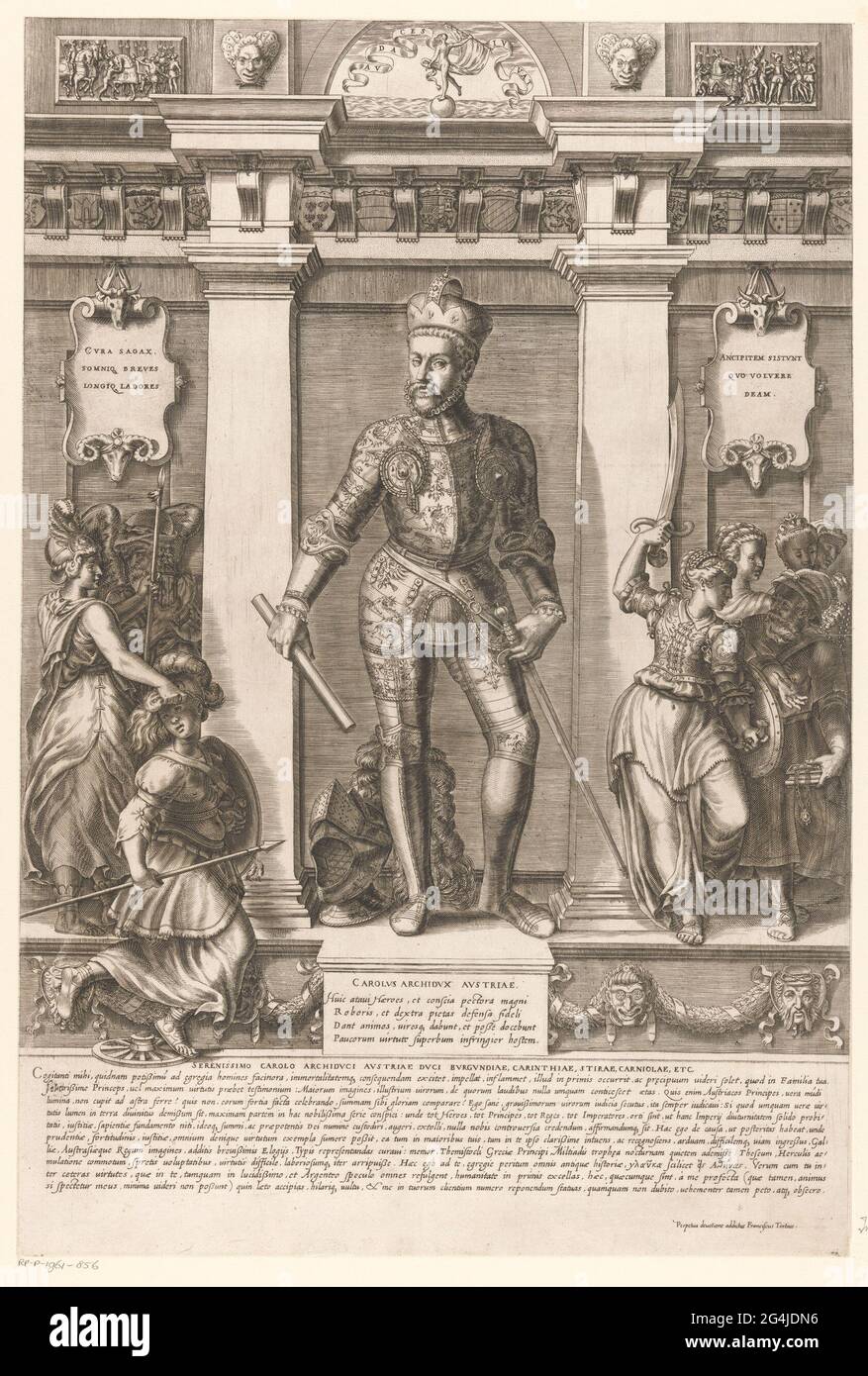 Portrait of Charles II, Duke of Austria; Portraits of members of the