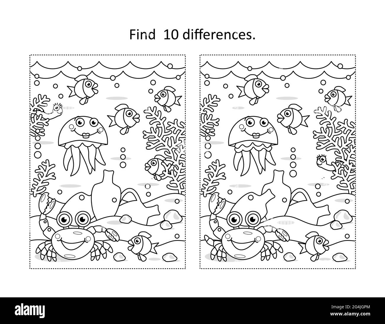 Spot The Difference Games Black And White