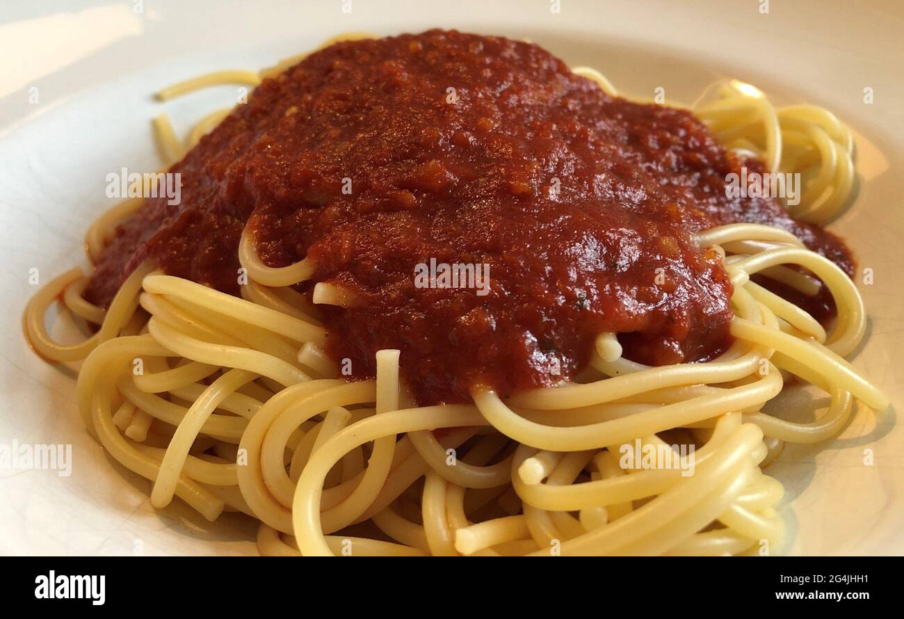 Berlin, Germany. 11th June, 2021. A Miracoli pasta dish. Pasta, basta More than half of