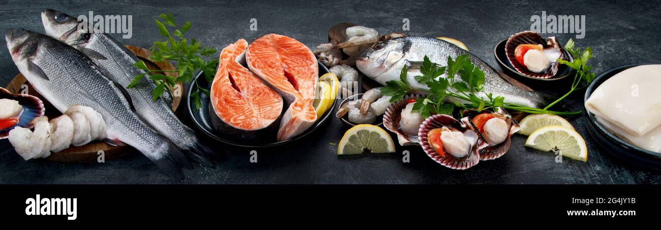 Seafood variety hi-res stock photography and images - Alamy