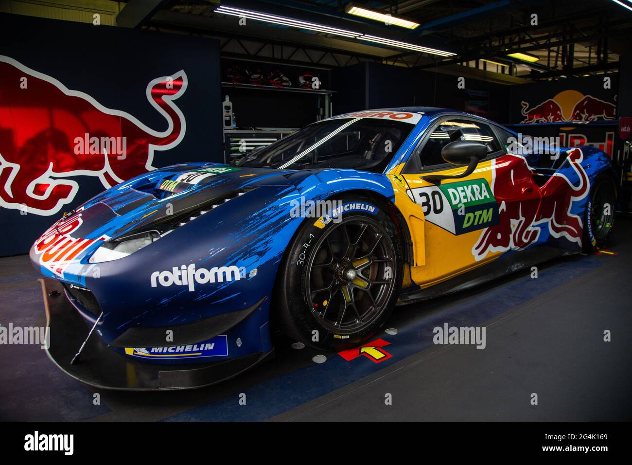 Liam Lawson, Red Bull AF Corse, Ferrari 488 GT3, DTM 2021, Autodromo  Nazionale Monza Stock Photo - Alamy