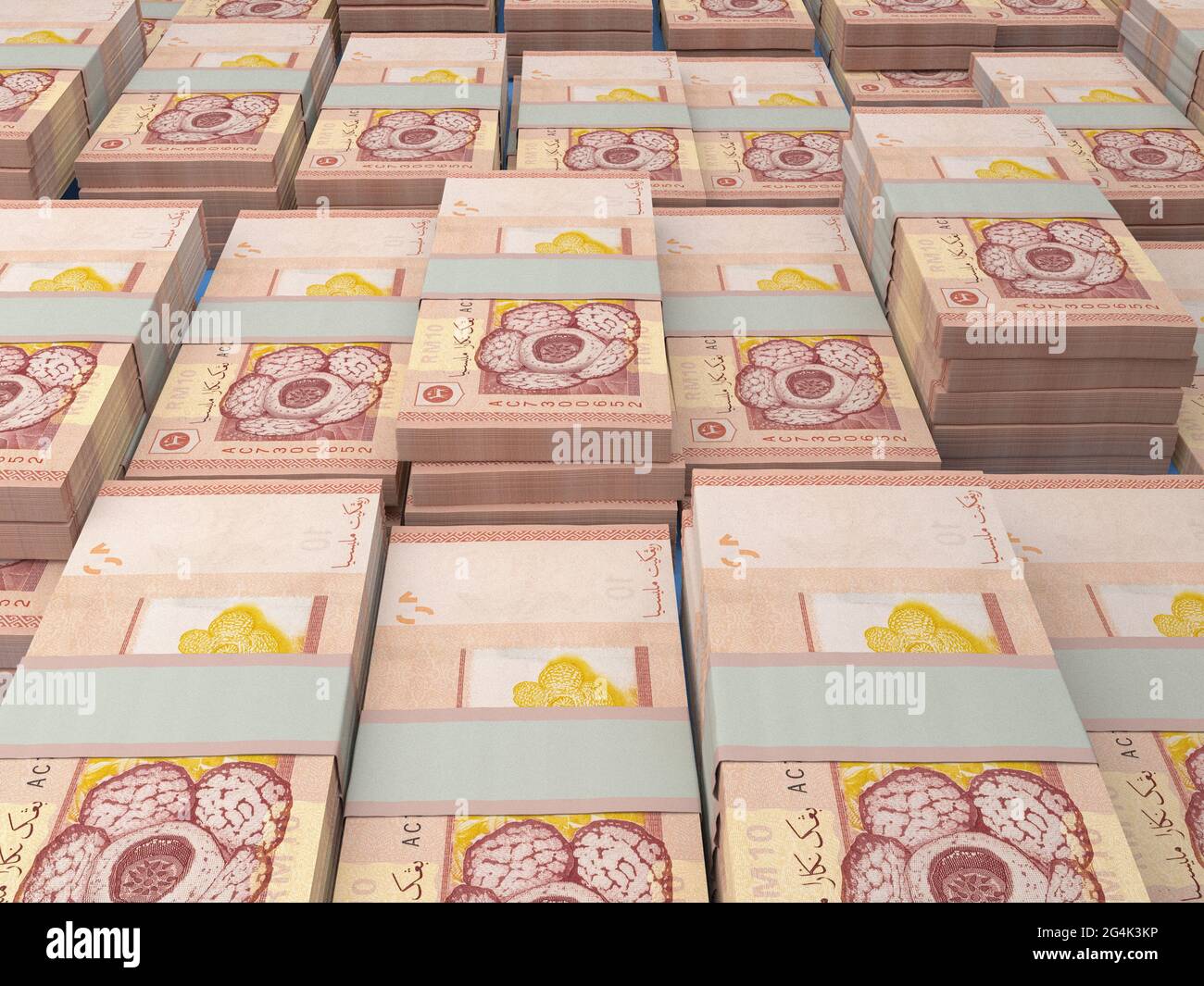 Money Of Malaysia Malaysian Ringgit Bills Myr Banknotes 10 Ringgits Business Finance News Background Stock Photo Alamy