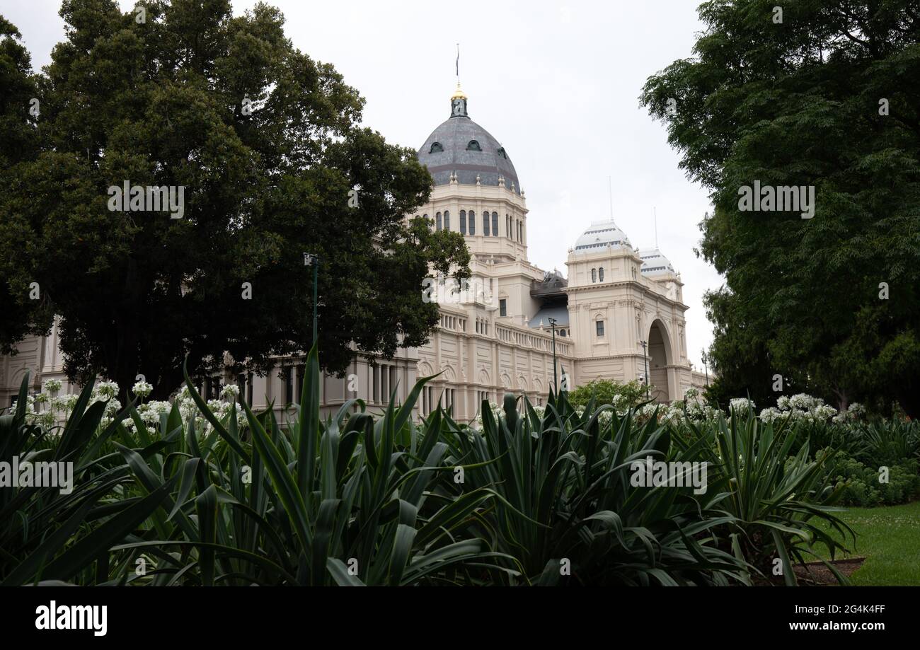 Royal Exhibition Building (UNESCO World Heritage Site), Melbourne, Victoria, Australia. Stock Photo