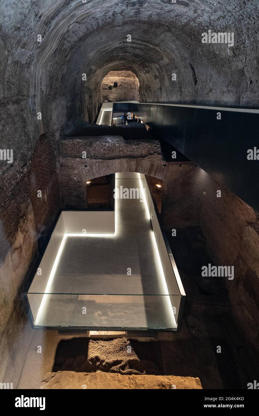 Rome, Italy. 21st June, 2021. Rome, Presentation of the exhibition 'Raphael and the Domus Aurea. The invention of the Grotesques' and new entrance to Domus Aurea. Credit: Independent Photo Agency/Alamy Live News Stock Photo