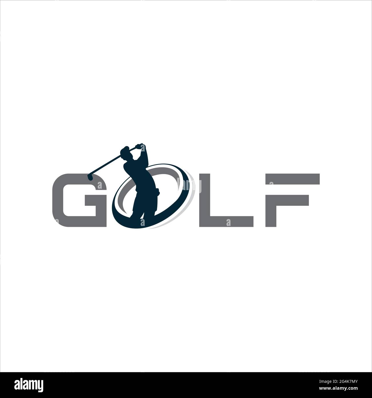 golf logo exclusive design inspiration Stock Vector