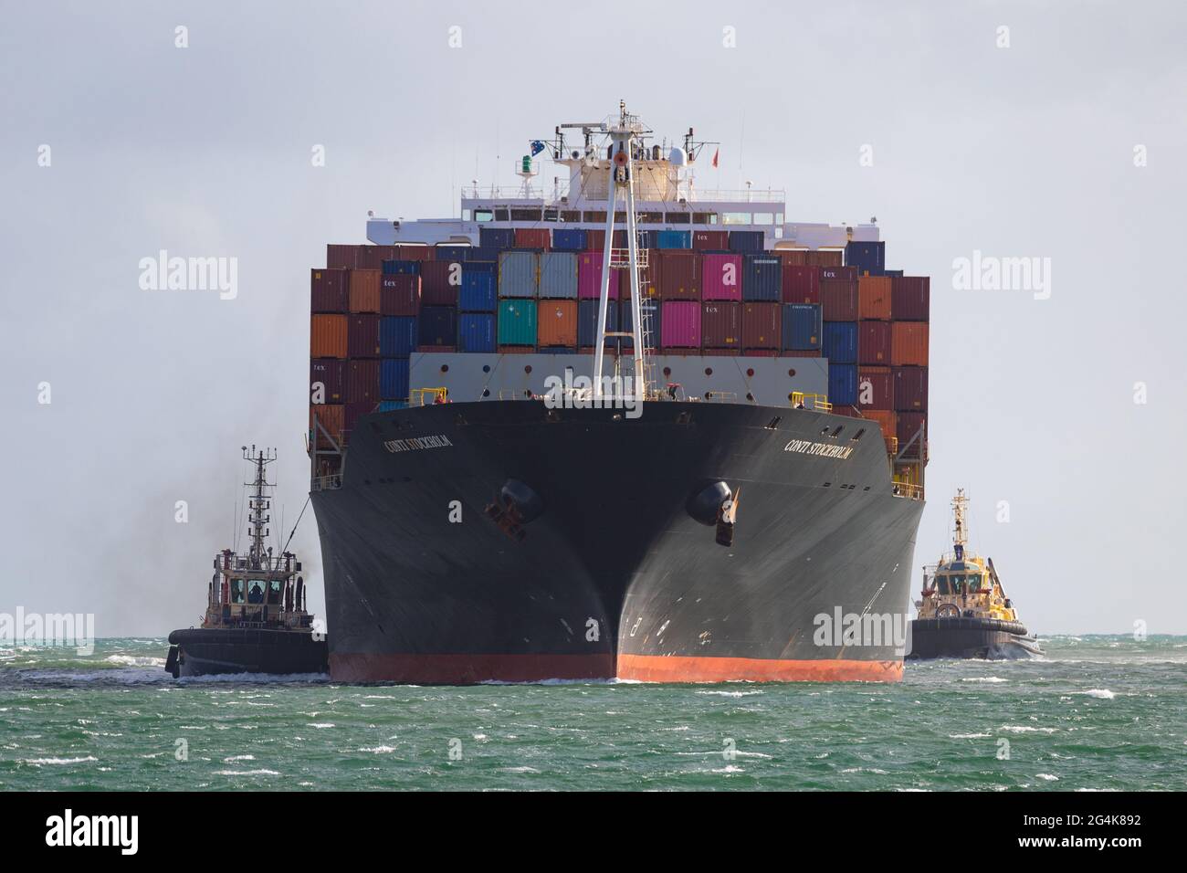 Conti Stockholm arriving Fremantle, WA. Stock Photo