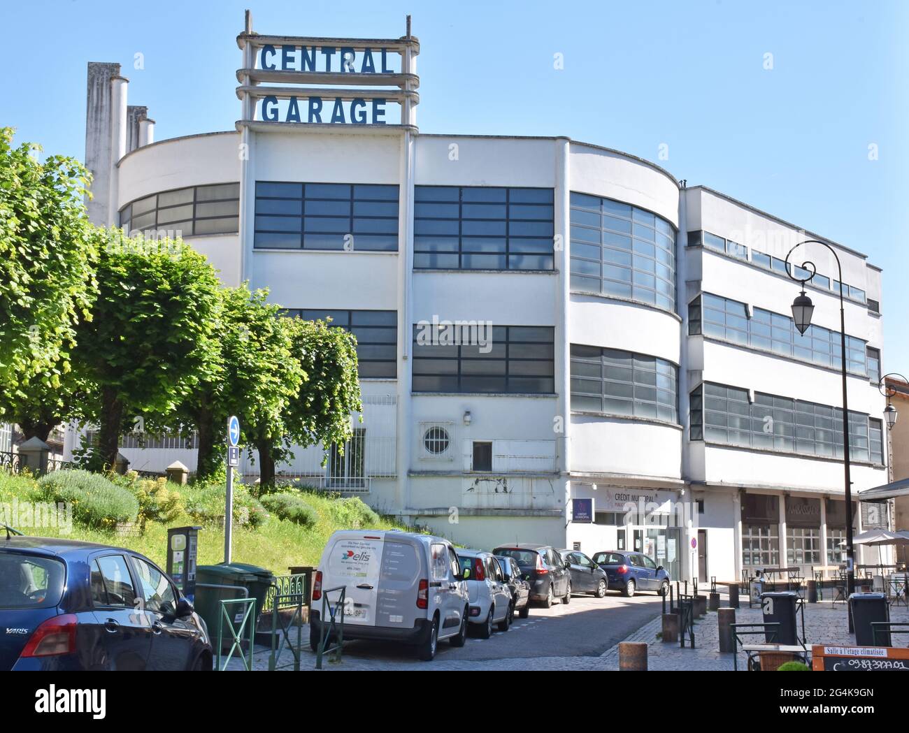 The Central Garage, in Limoges, France, originally built for Citroën & Peugeot showrooms
