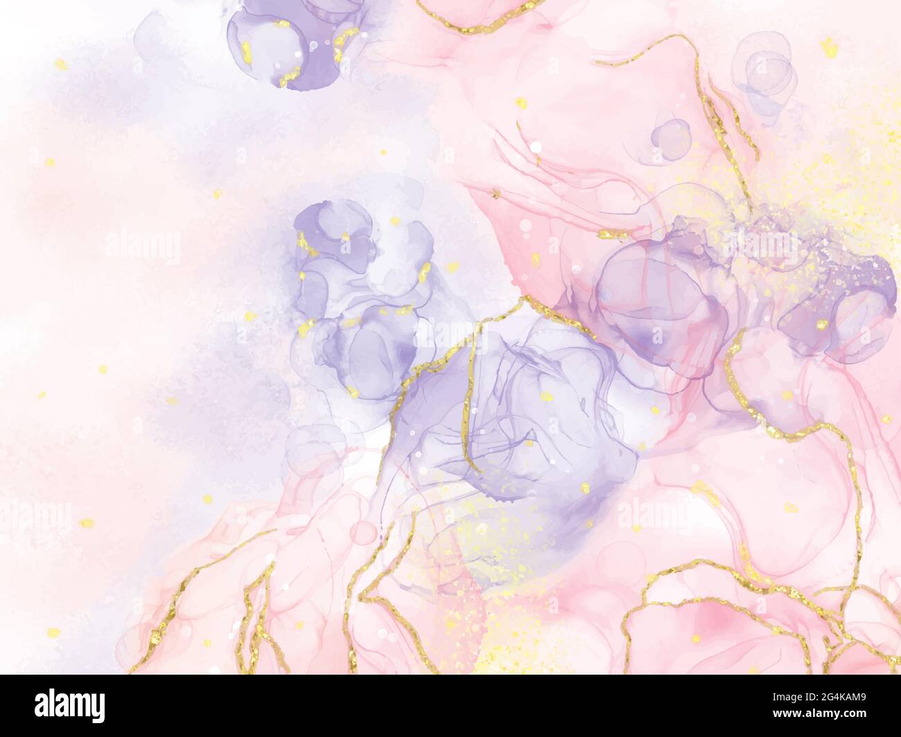 Abstract alcohol ink texture marble style background. EPS10 vector illustration design. Stock Vector