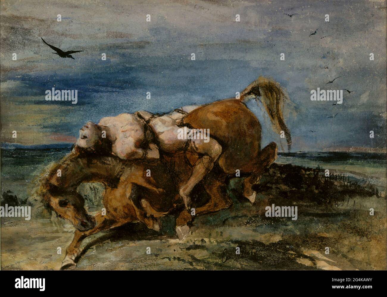 Mazeppa on the dying horse hires stock photography and images Alamy