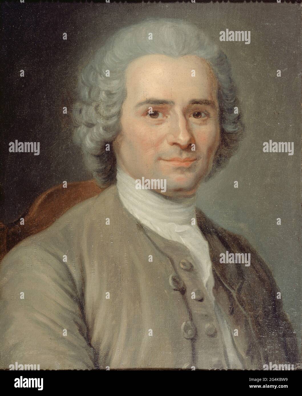 Portrait of Jean-Jacques Rousseau (1712-1778). Found in the collection ...