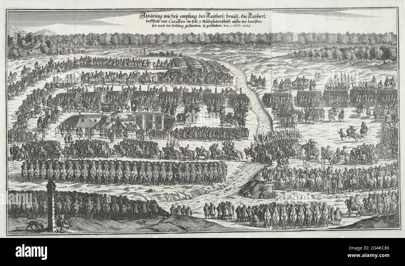 Reception of the Infanta Margaret Theresa of Spain in Vienna on