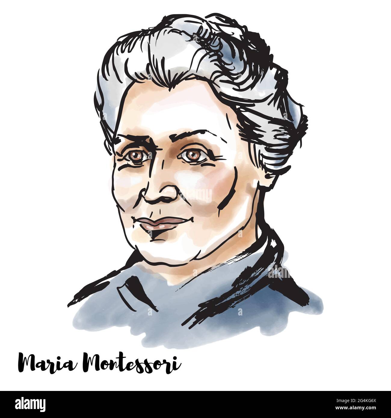 Maria montessori Stock Vector Images - Alamy