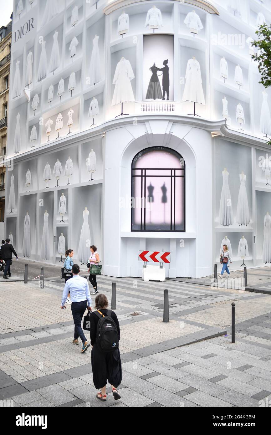Dior Opens New Boutique In Paris At Champs-Elysees
