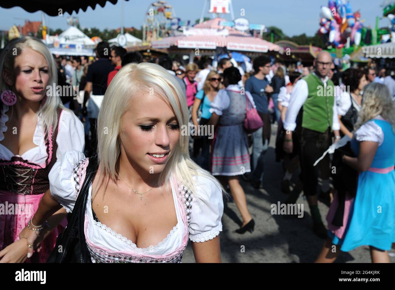 Oktoberfest, traditional german beer festival, Munich, Baviera, Germany,  Europe Stock Photo - Alamy