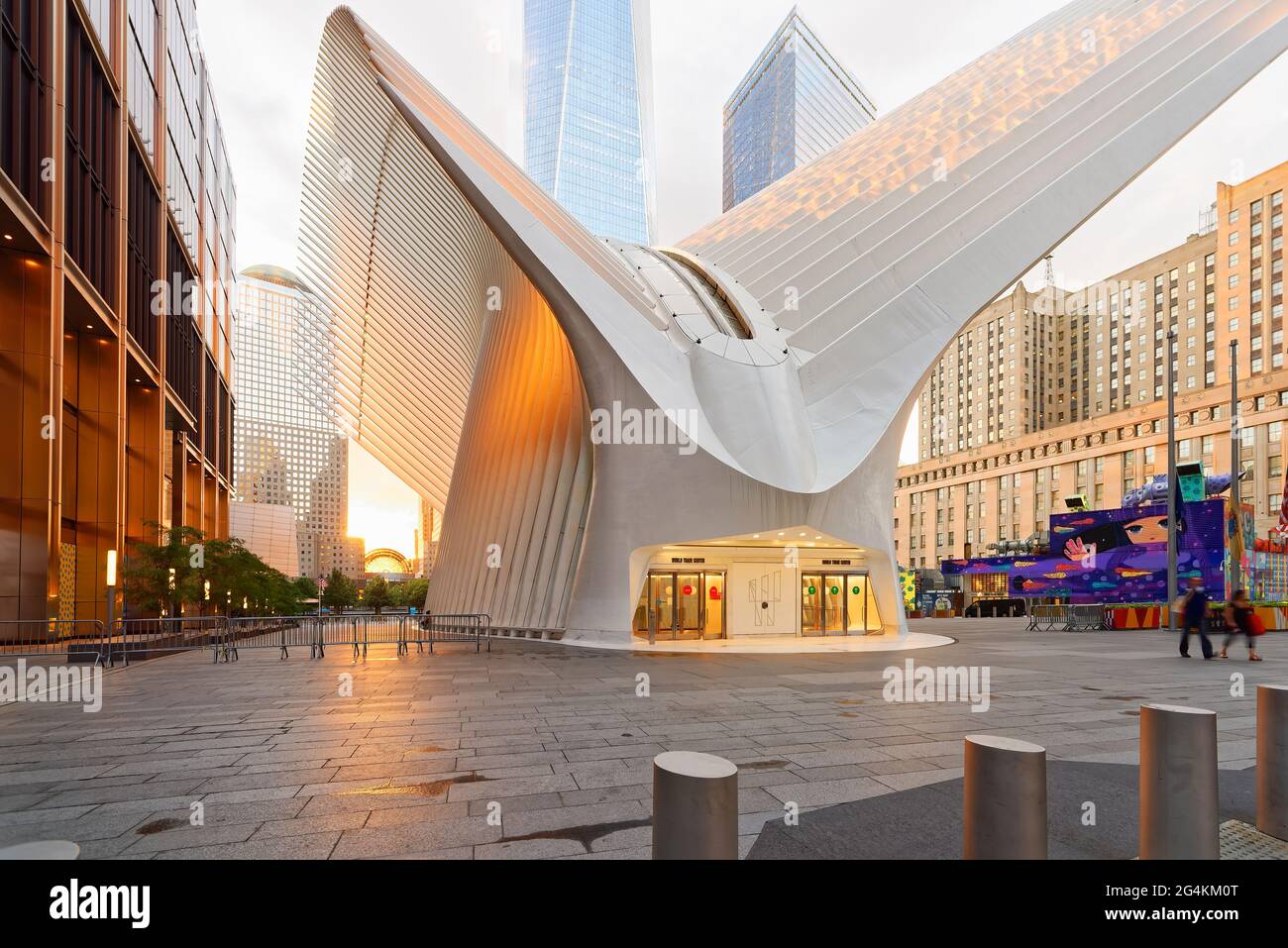 Oculus World Trade Center Train Station Stock Photo