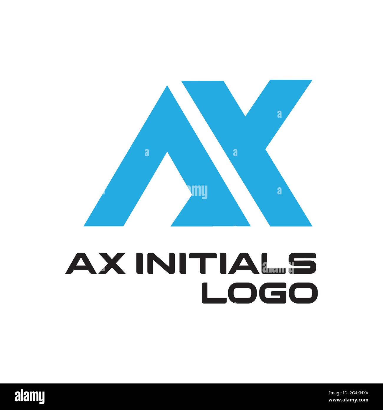 Ax logo exclusive design inspiration Stock Vector