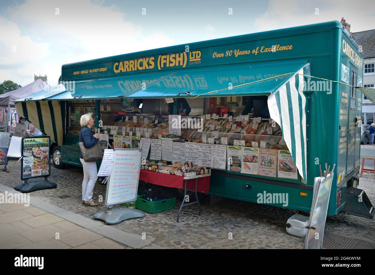 Bedale Market North Yorkshire England UK Stock Photo Alamy