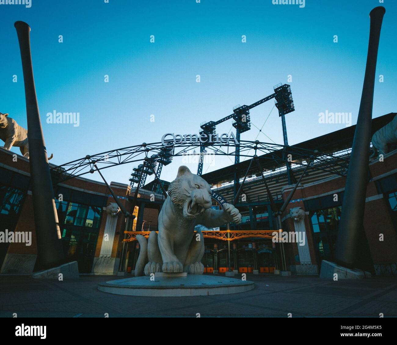 Comerica park statue hi-res stock photography and images - Alamy