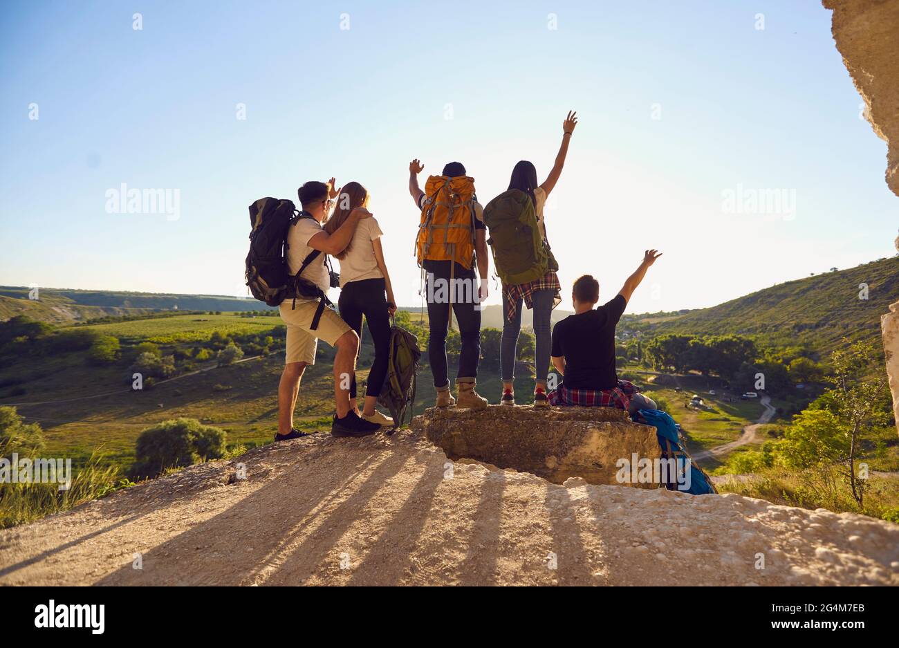Celebrating adventure hi-res stock photography and images - Alamy