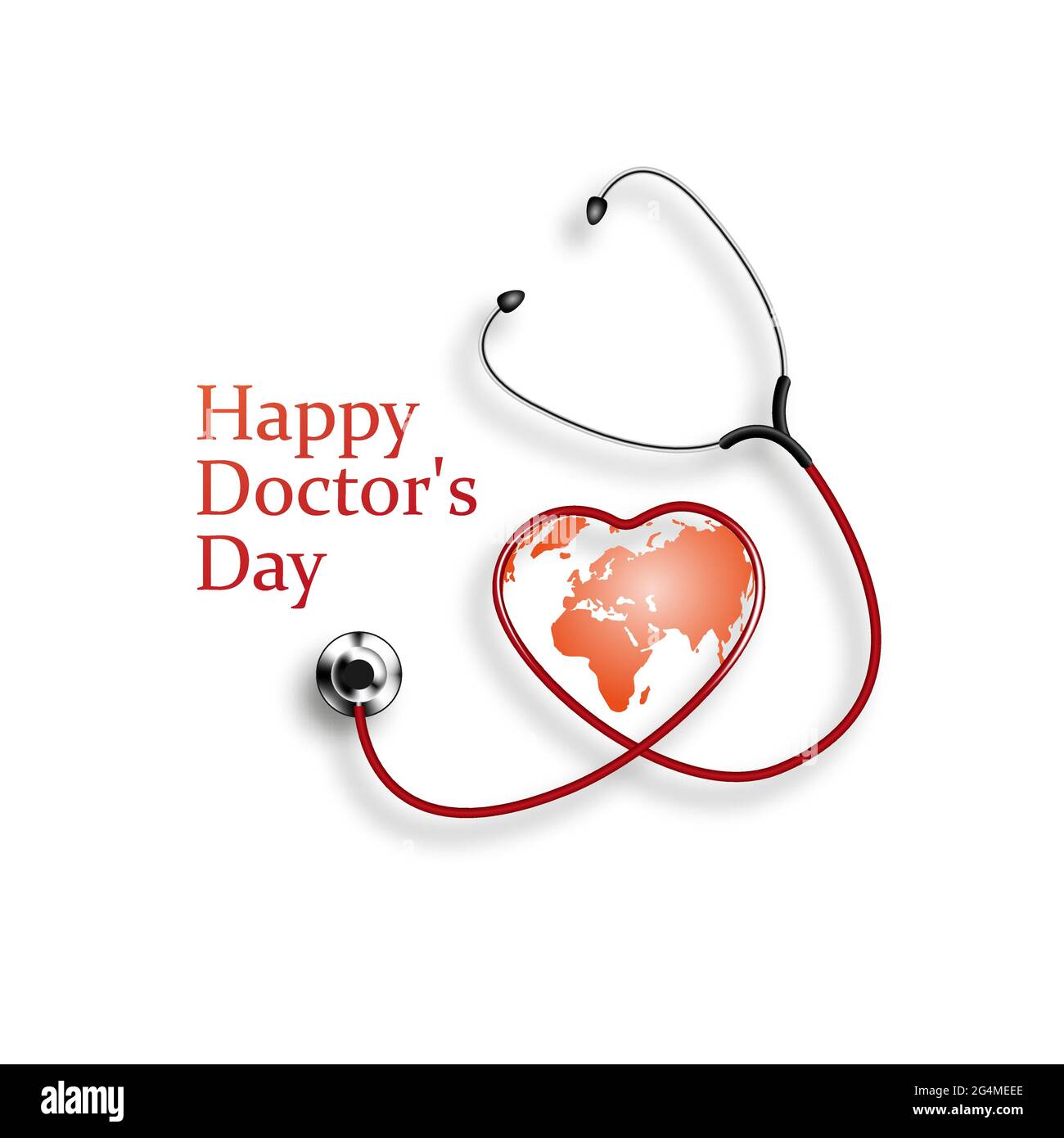 Vector illustration Happy Doctor's Day Background Stock Vector ...