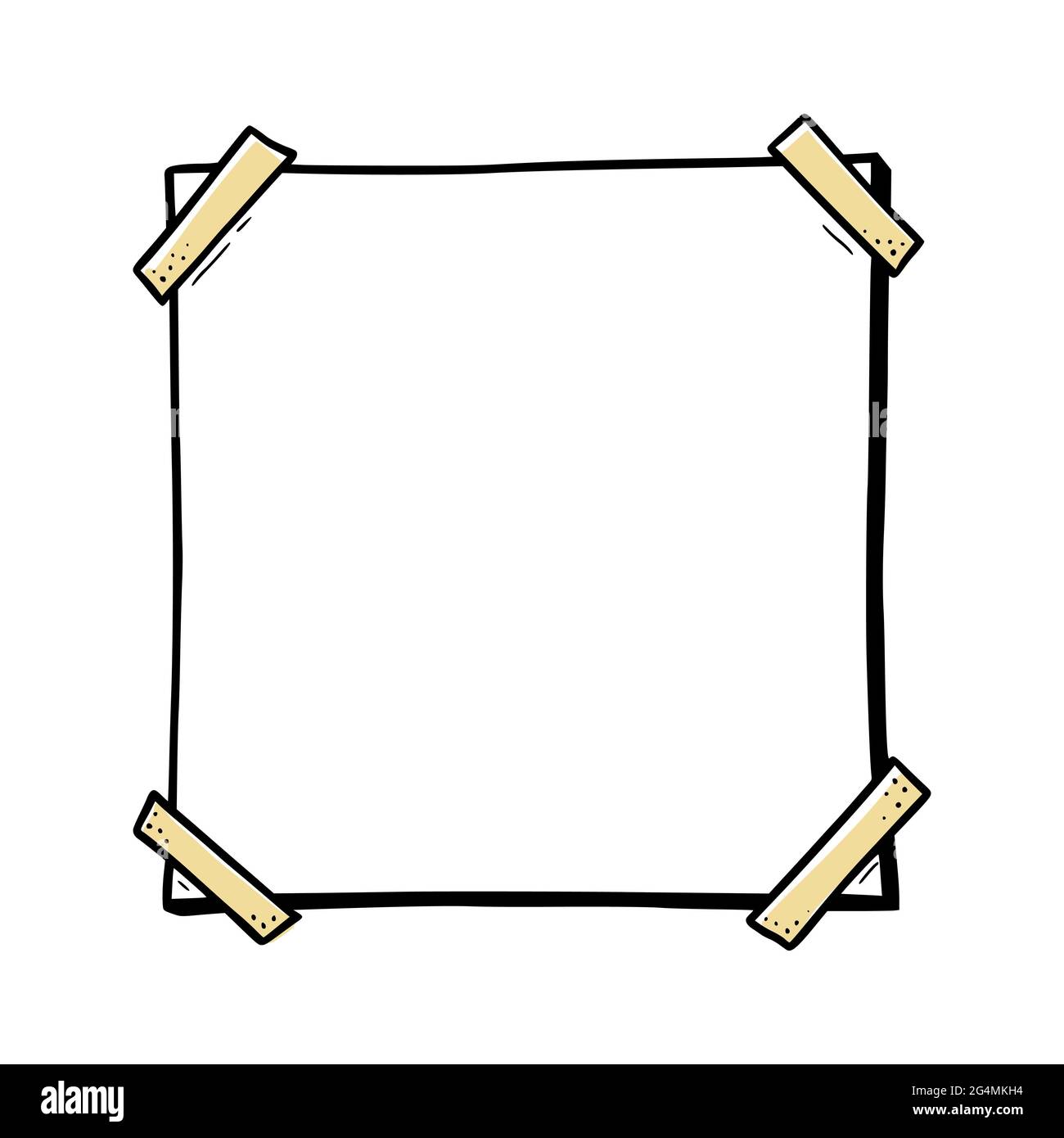 Square shape drawn paper hi-res stock photography and images - Alamy