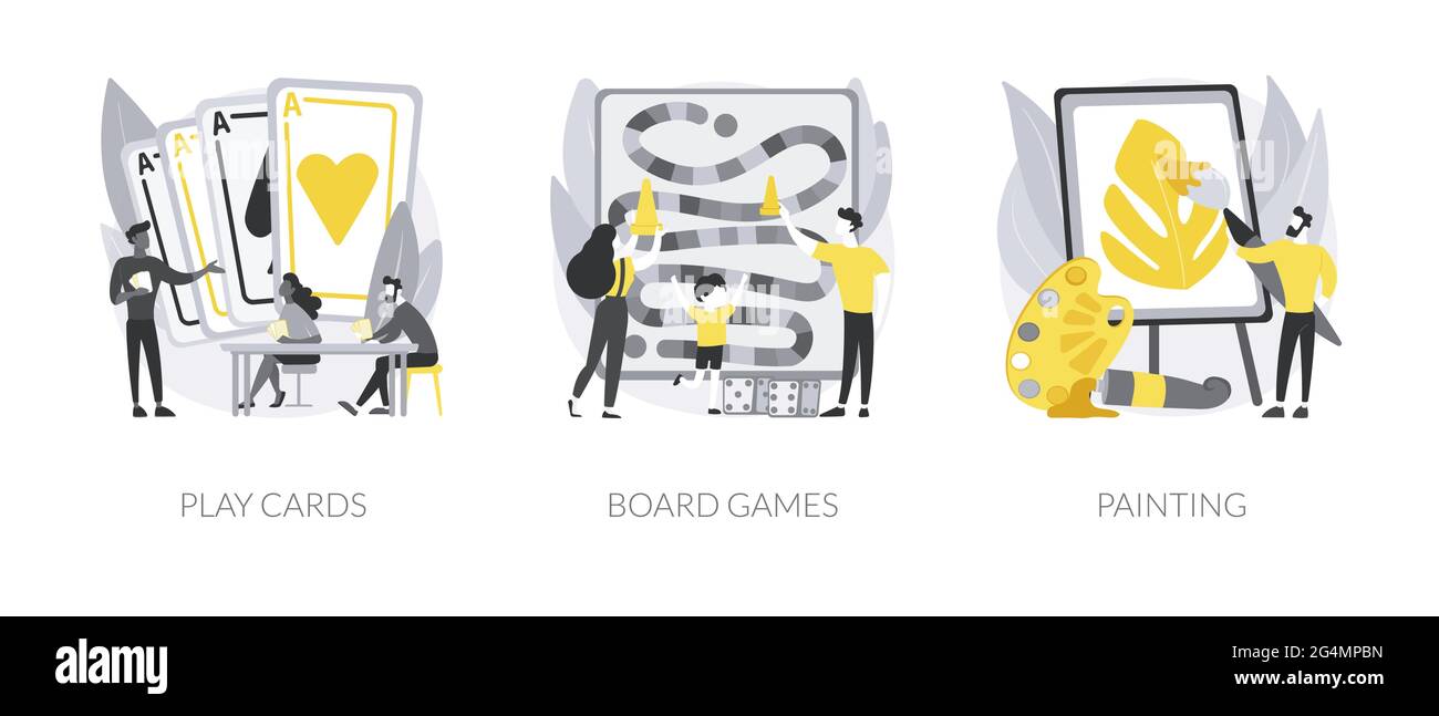 Social isolation free time spending abstract concept vector ...