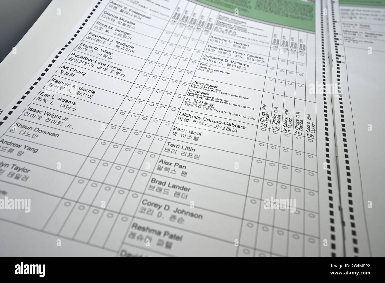 Ranked Choice Voting forms to be used for the first time by voters on