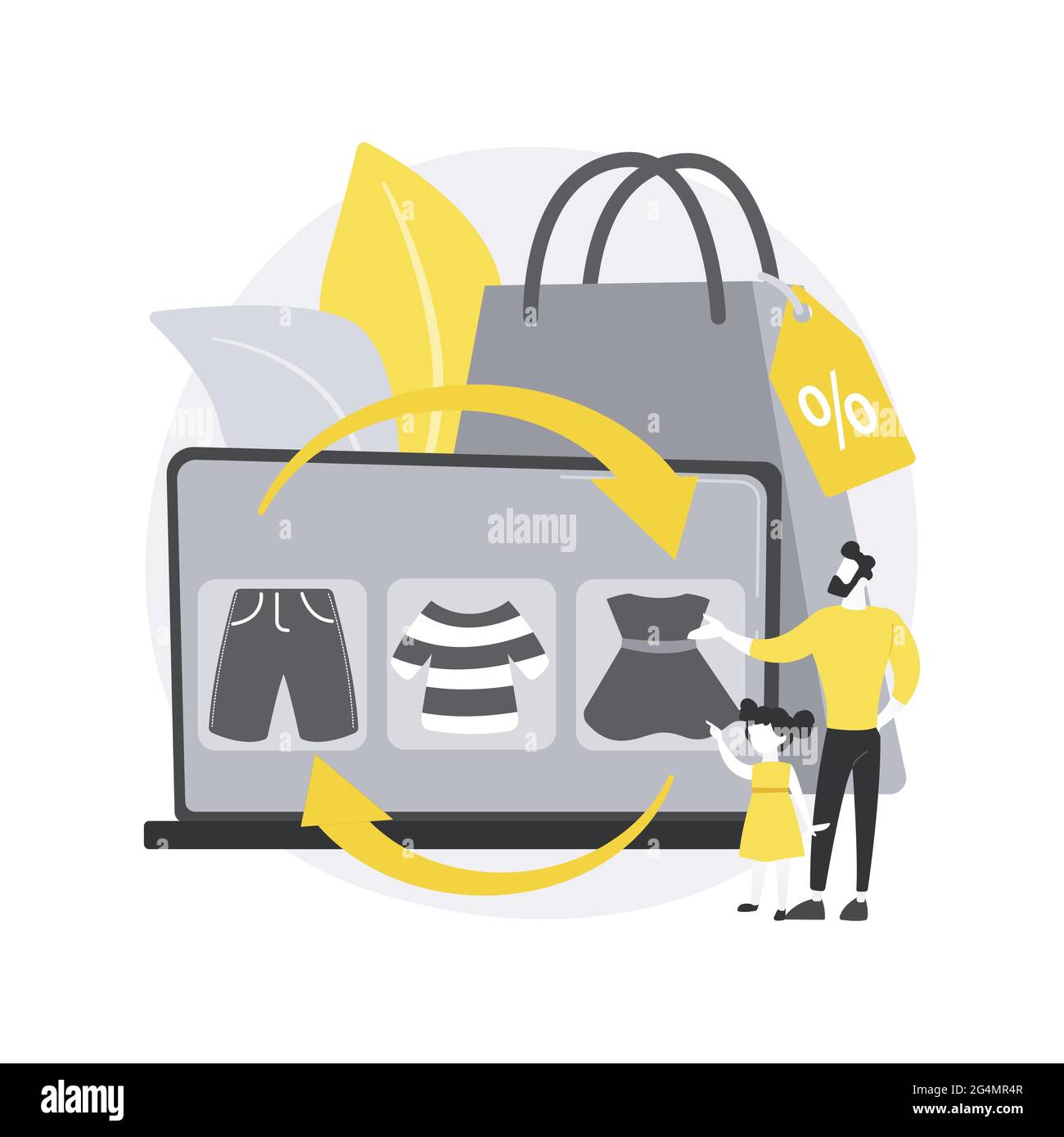 Baby clothes tradein abstract concept vector illustration Stock Vector Image & Art Alamy