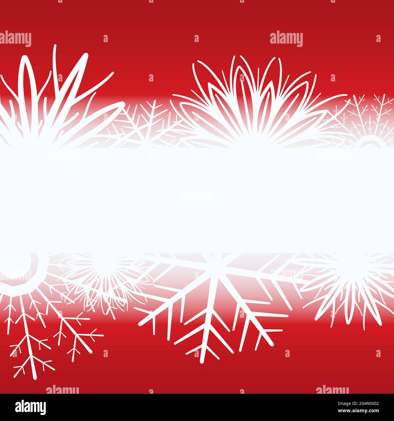 Red Christmas background with snowflakes, EPS8 - vector graphics Stock ...